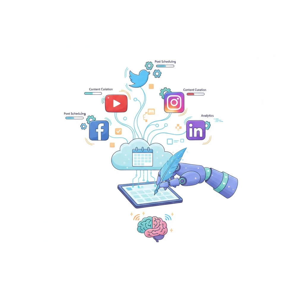 Cómo hacer Automatización de Redes Sociales con IA: Herramientas para crear y programar contenido